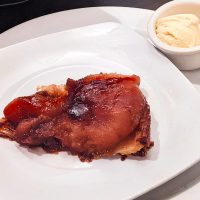 Apple Tart Tatin slice - Bamboo Restaurant