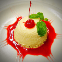 Coconut Flan - Bamboo Restaurant