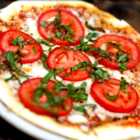Tomato Basil Pizza - Bamboo Restaurant - 1080x1080